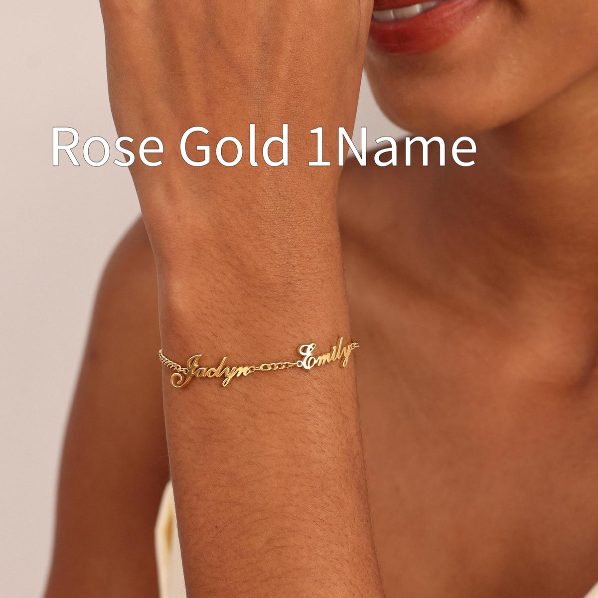 Edelstahl-Armband mit Buchstaben – Bild 7 | LuxeStyle