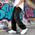 Retro-Casual-Hose mit Patchwork