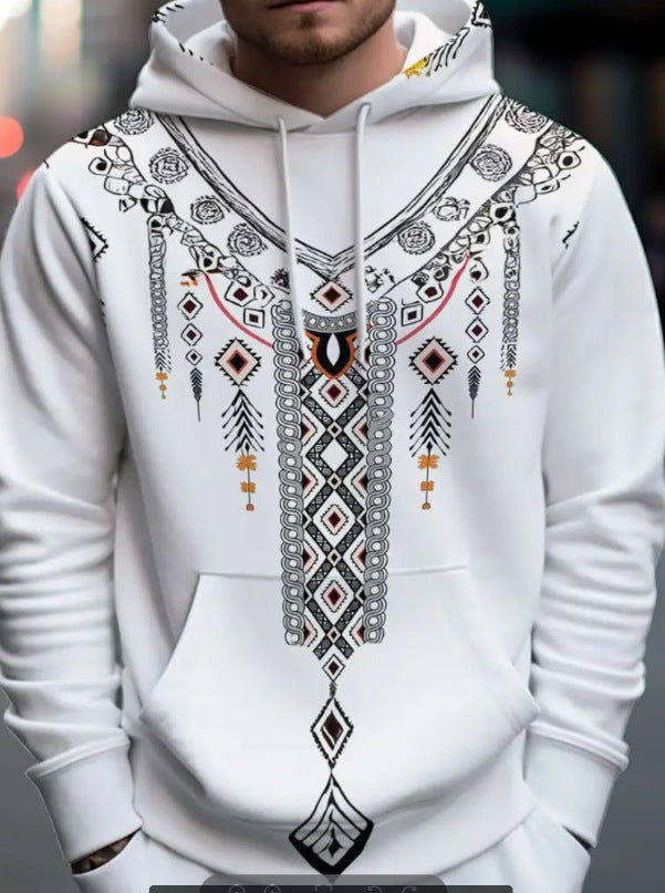 Herren Kapuzenpullover Langarm Casual