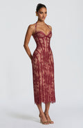Midikleid mit Fischschwanz und Korsett-Taille – Bild 1 | LuxeStyle