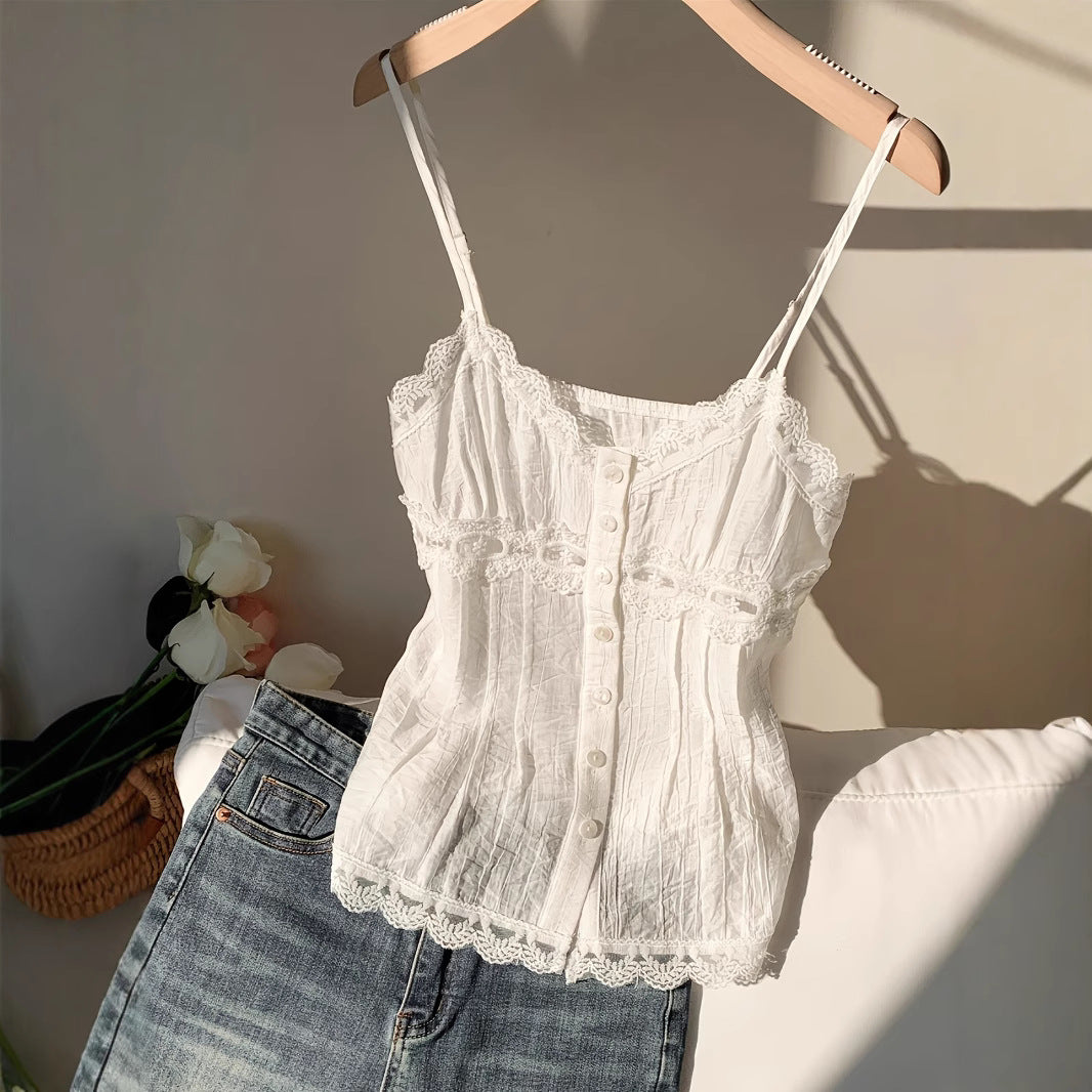 Sommerliches Spitzen-Camisole