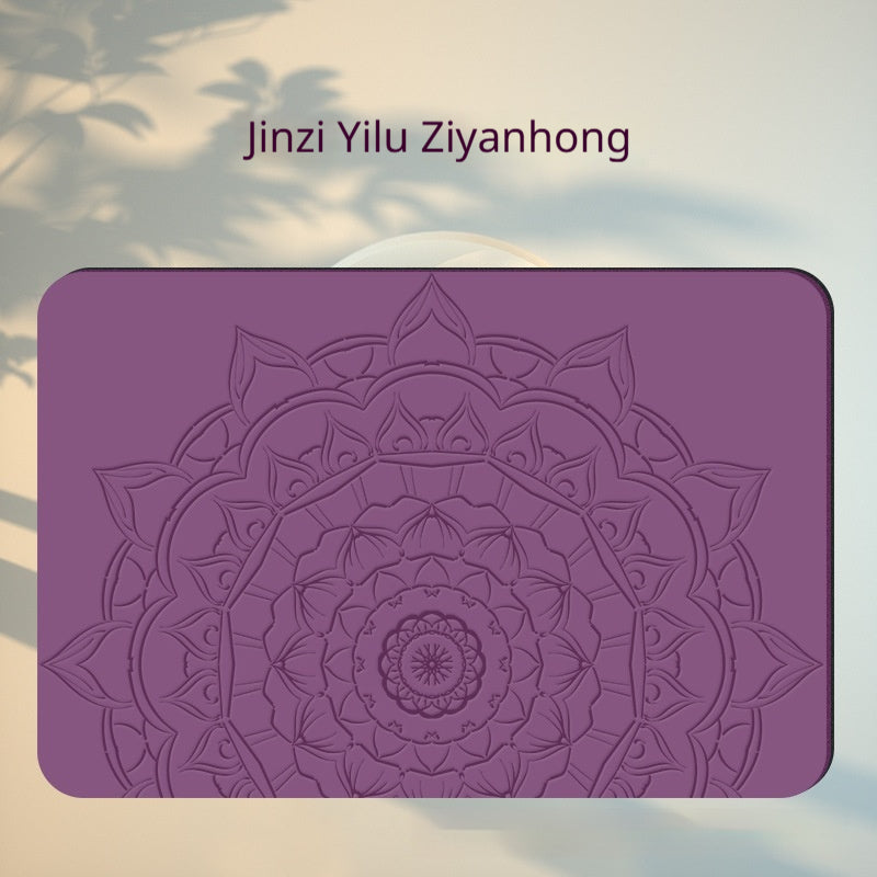 Mini Yoga Matte aus Naturkautschuk mit Druck – Ansicht 8