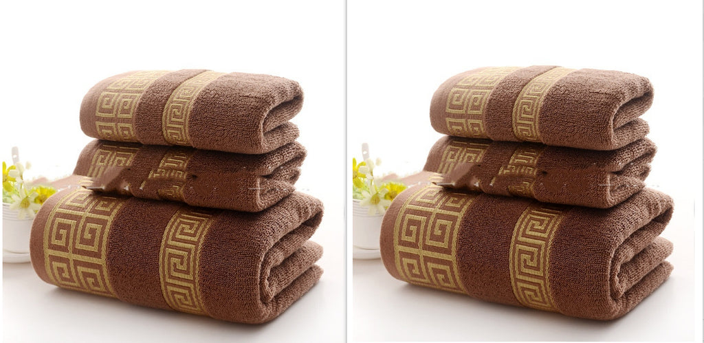 Dickes Badehandtuch-Set