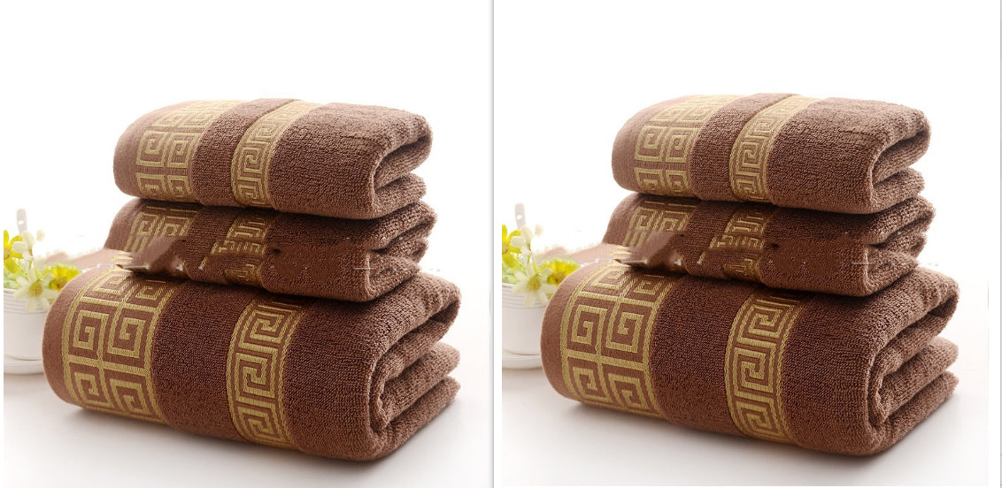 Dickes Badehandtuch-Set