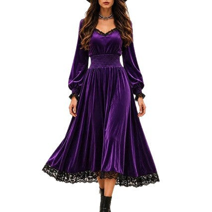 Herbstliche Patchwork-Kleid – Bild 9 | LuxeStyle