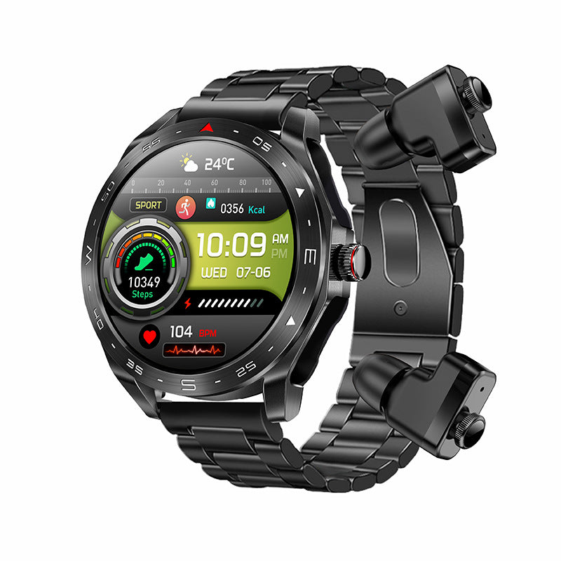 T95 Smart TWS 2-in-1 Bluetooth Gesundheits-Watch