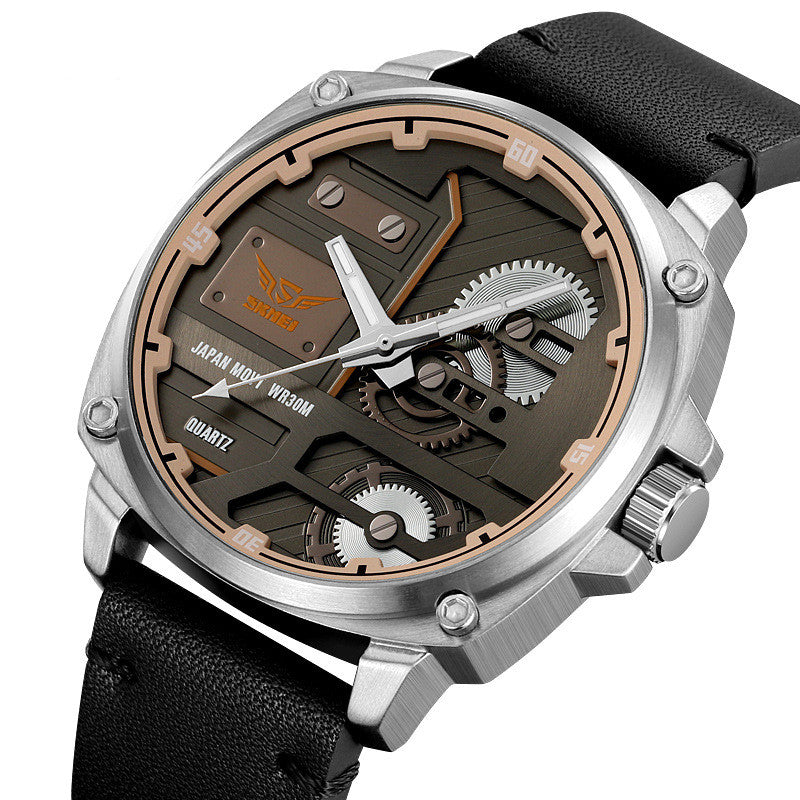 Quarz-Armbanduhr für Herren, wasserdicht