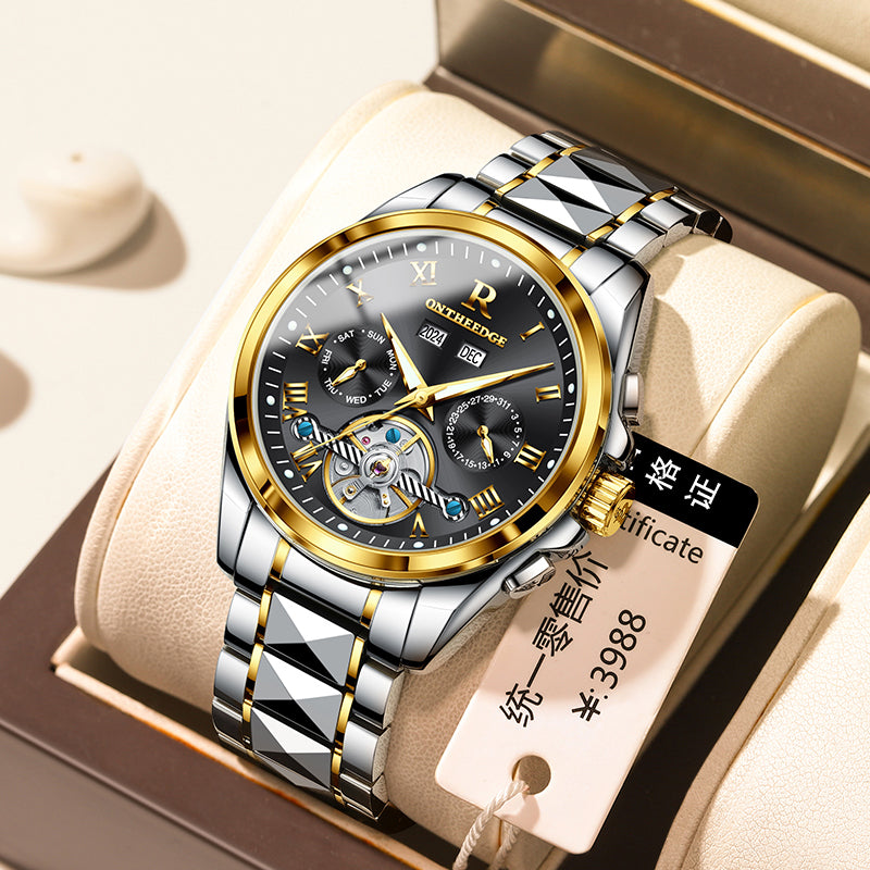 Automaticische Herrenuhr Edelstahlarmband 41 mm Gehäuse