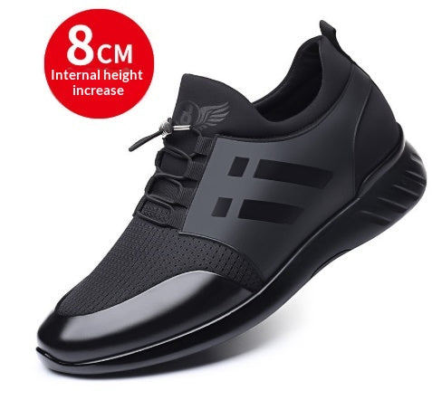 Herren Freizeit-Schuhe mit 8cm Innenabsatz