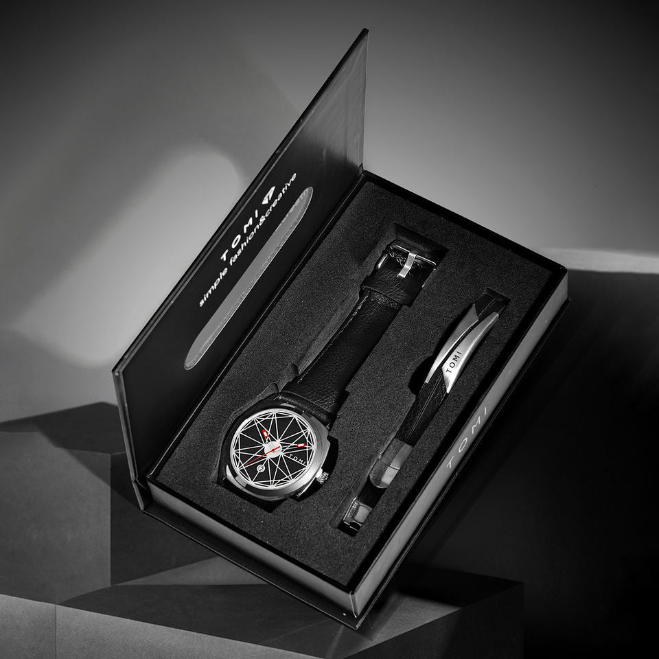 Herrenuhr-Set «Magnate» – Quarz + Armband