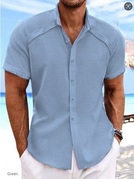 Kurzarm Freizeithemd Hawaiian Style – Bild 3 | LuxeStyle