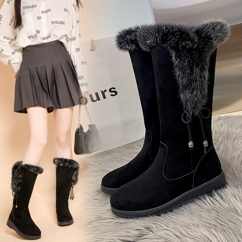 Winter-Boots mit Chunky-Sohle und Fellfutter – Bild 4 | LuxeStyle