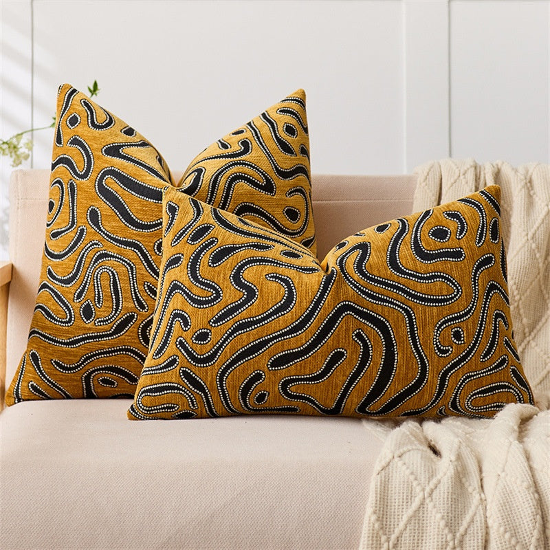 Luxus Sofa Kissen Labyrinth