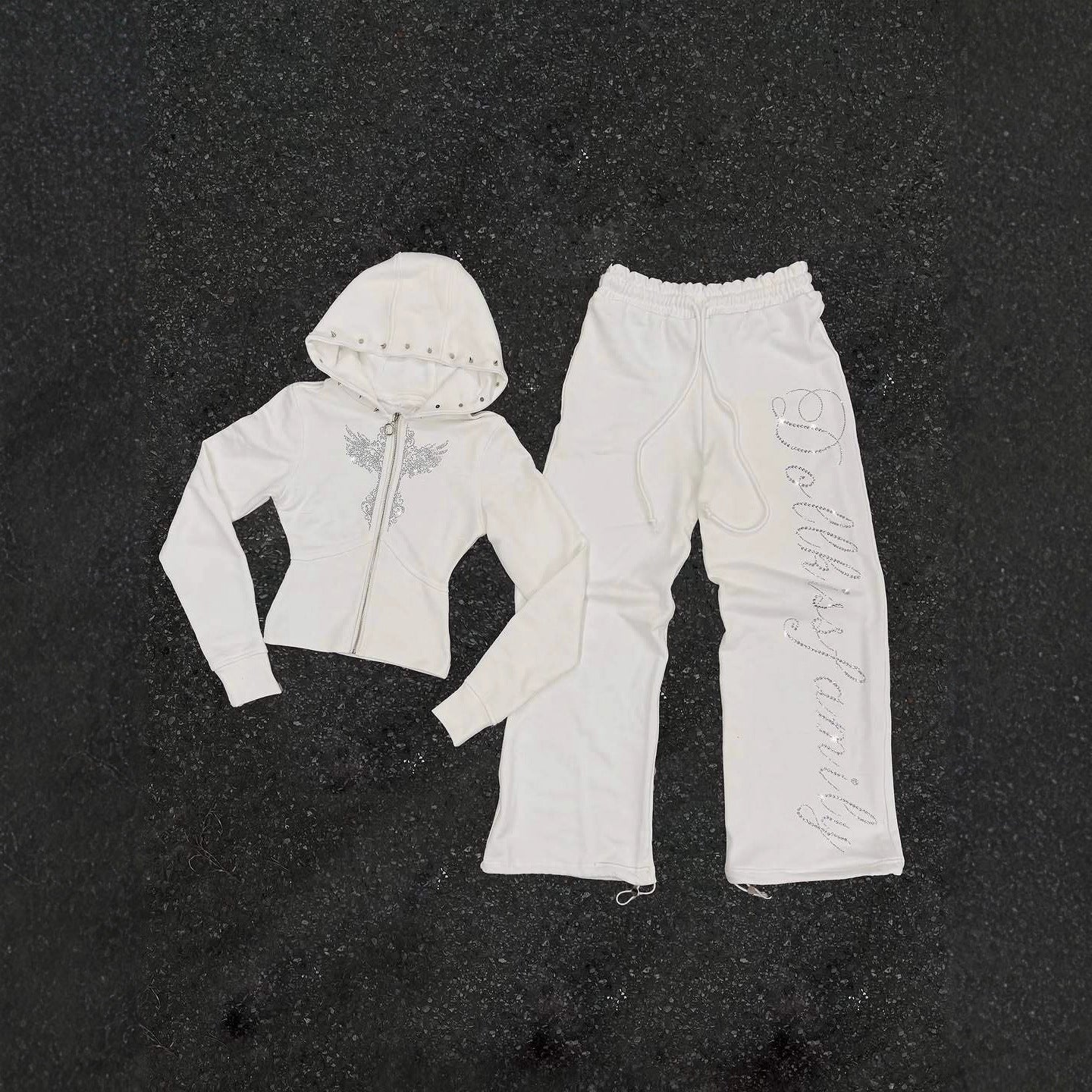 Y2K Harajuku Hoodie mit Nieten