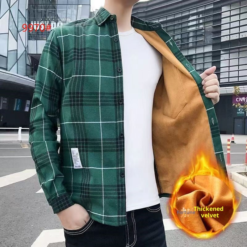 Herren Winterhemd kariert, fleecegefüttert – Bild 9 | LuxeStyle