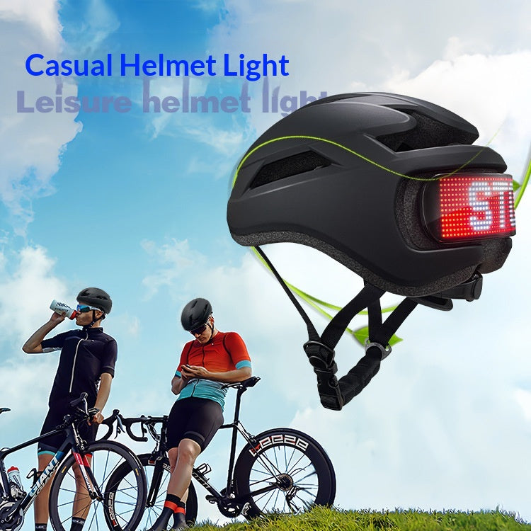 Velohelm mit App-gesteuertem LED-Display