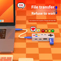 4-in-1 Cartoon Game USB Hub