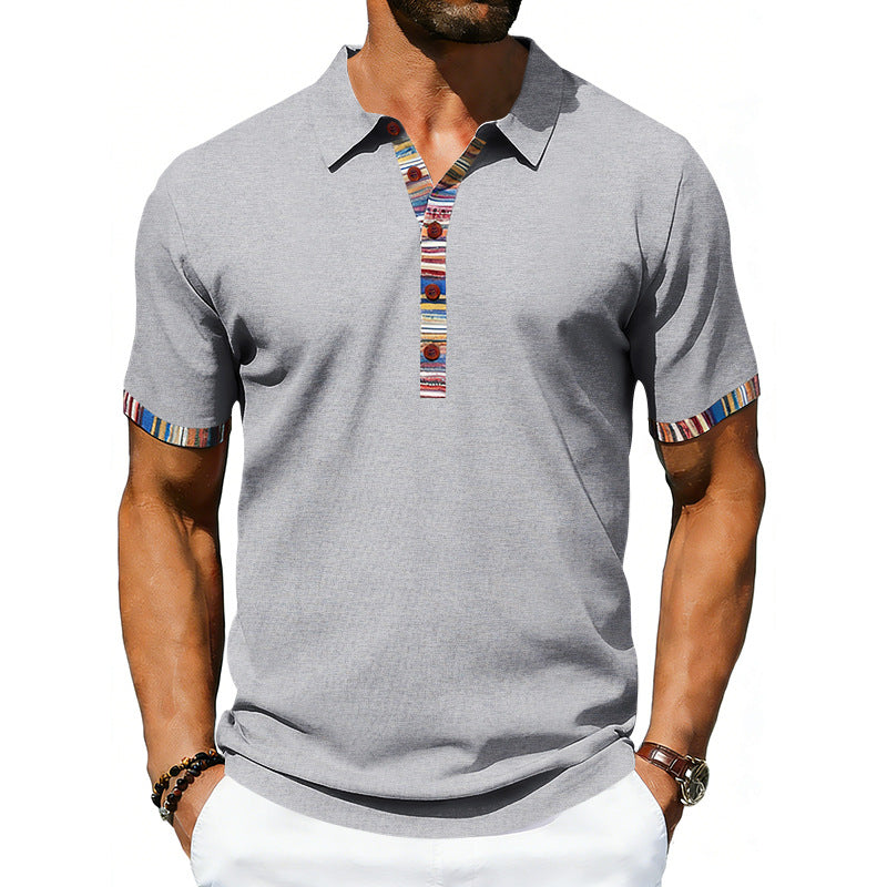 Polo-Shirt mit Revers und Kontrastfarbe – Bild 11 | LuxeStyle