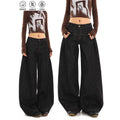 Low-Rise Scissor Cut Jeans für Damen