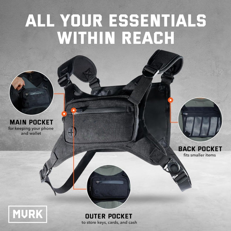 Multifunktionale Sport-Brusttasche – Bild 7 | LuxeStyle