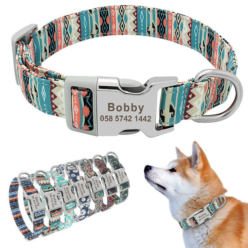 Halsband für Hunde, verstellbar, gestreift – Bild 5 | LuxeStyle