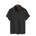 Herren-Polo mit Waffel-Webmuster