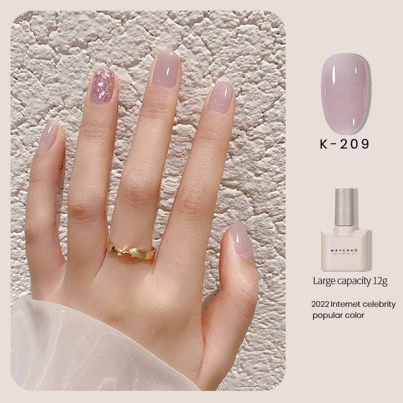 Transparent Jade Fat Ice Nagellack Nude – Bild 2 | LuxeStyle