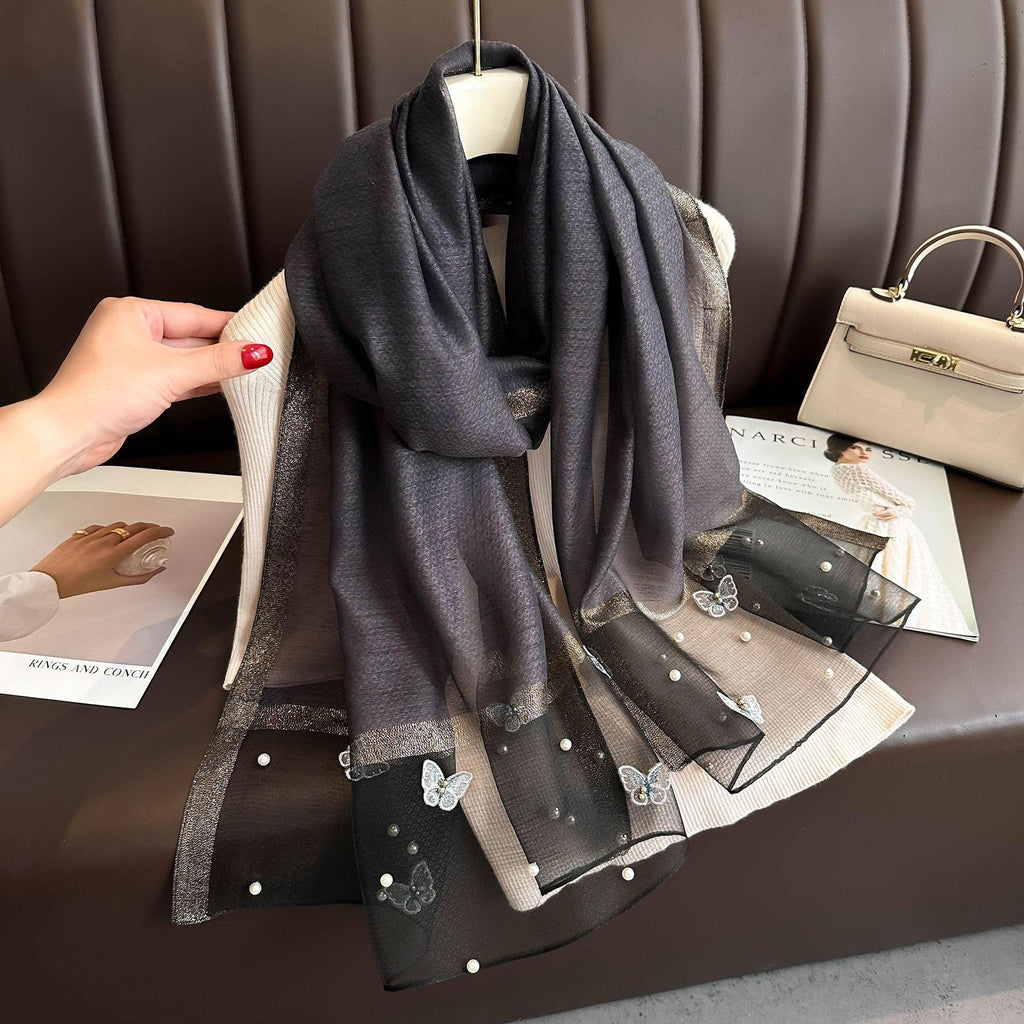 Bunter Schmetterlingssilk-Schleier – Bild 4 | LuxeStyle