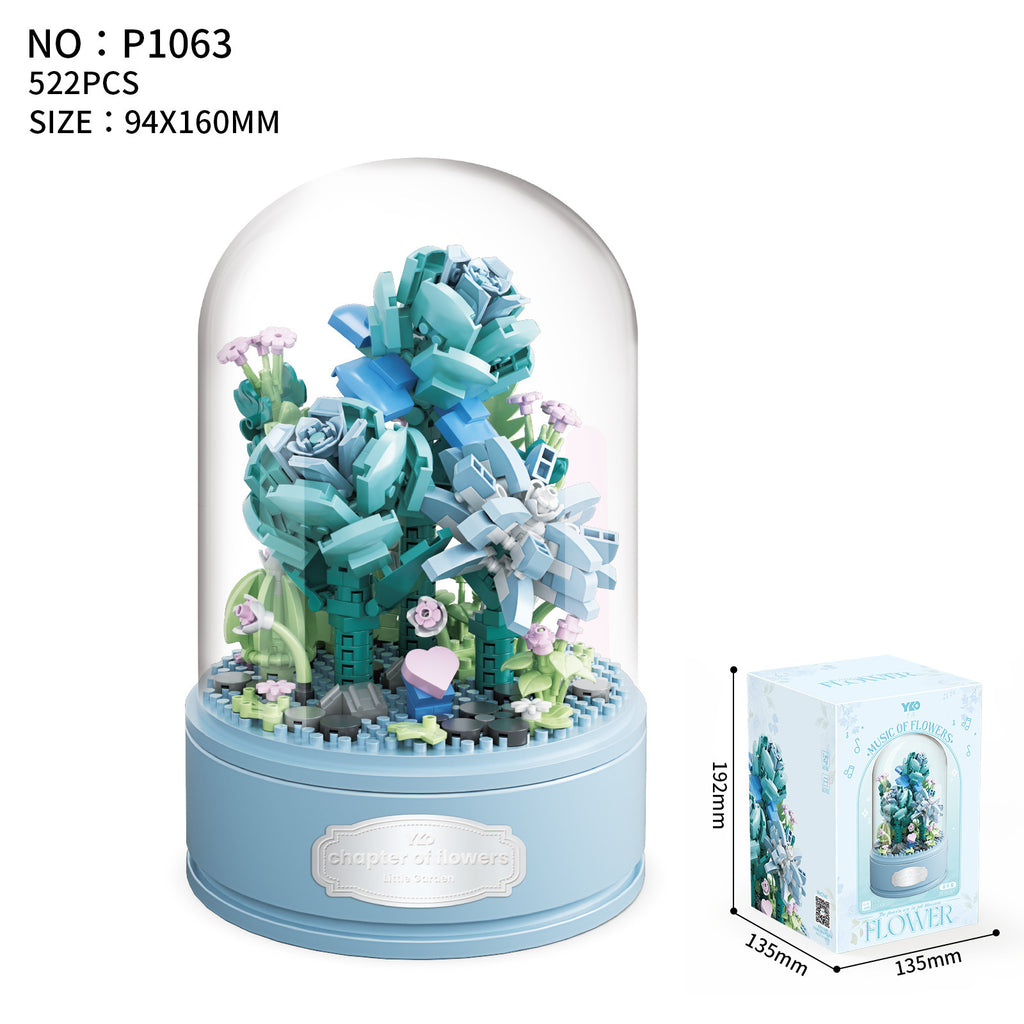 Blumenstrauss-Musikbox Baustein-Set – Bild 3 | LuxeStyle