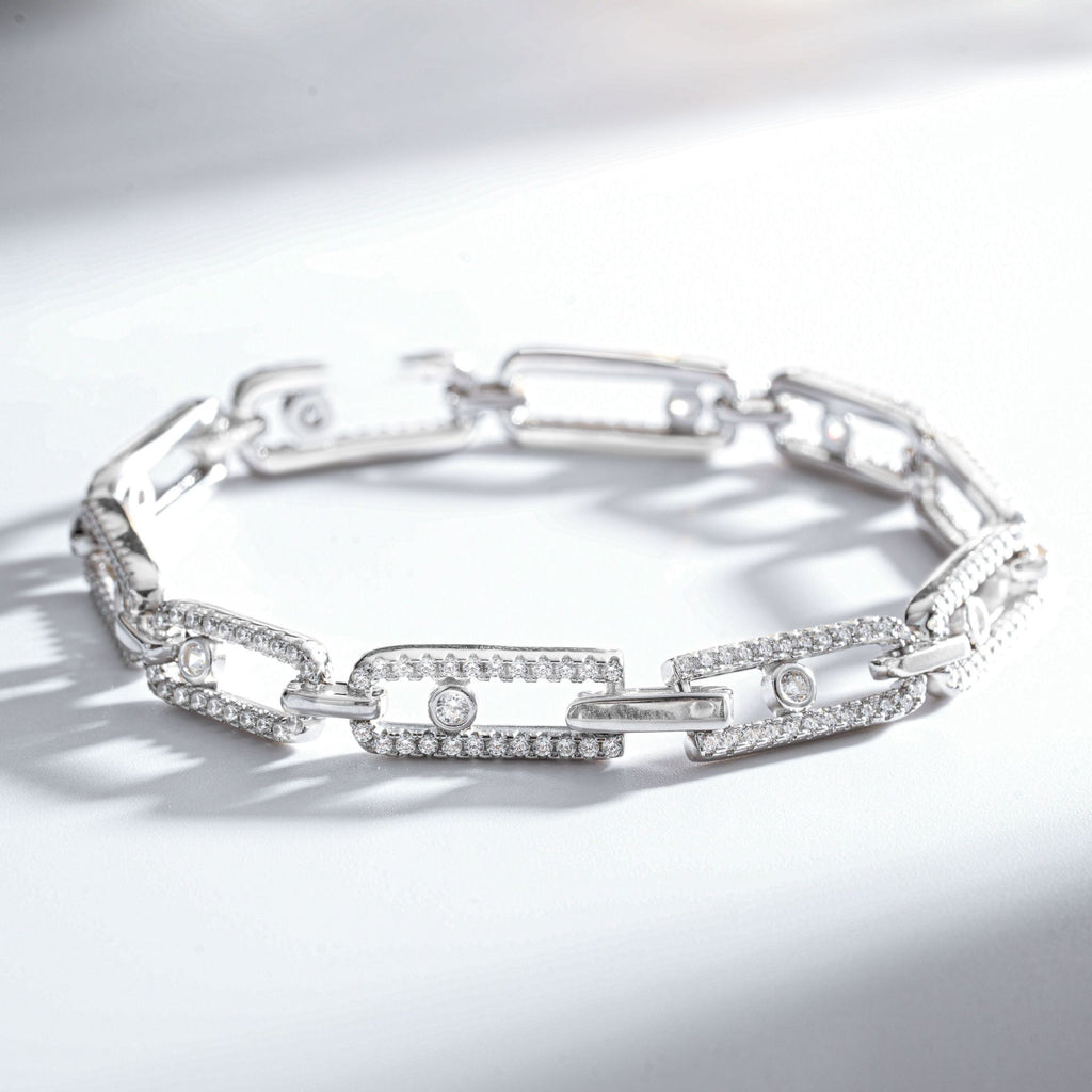 Armband aus 925er Silber mit Blasen-Design – Bild 3 | LuxeStyle