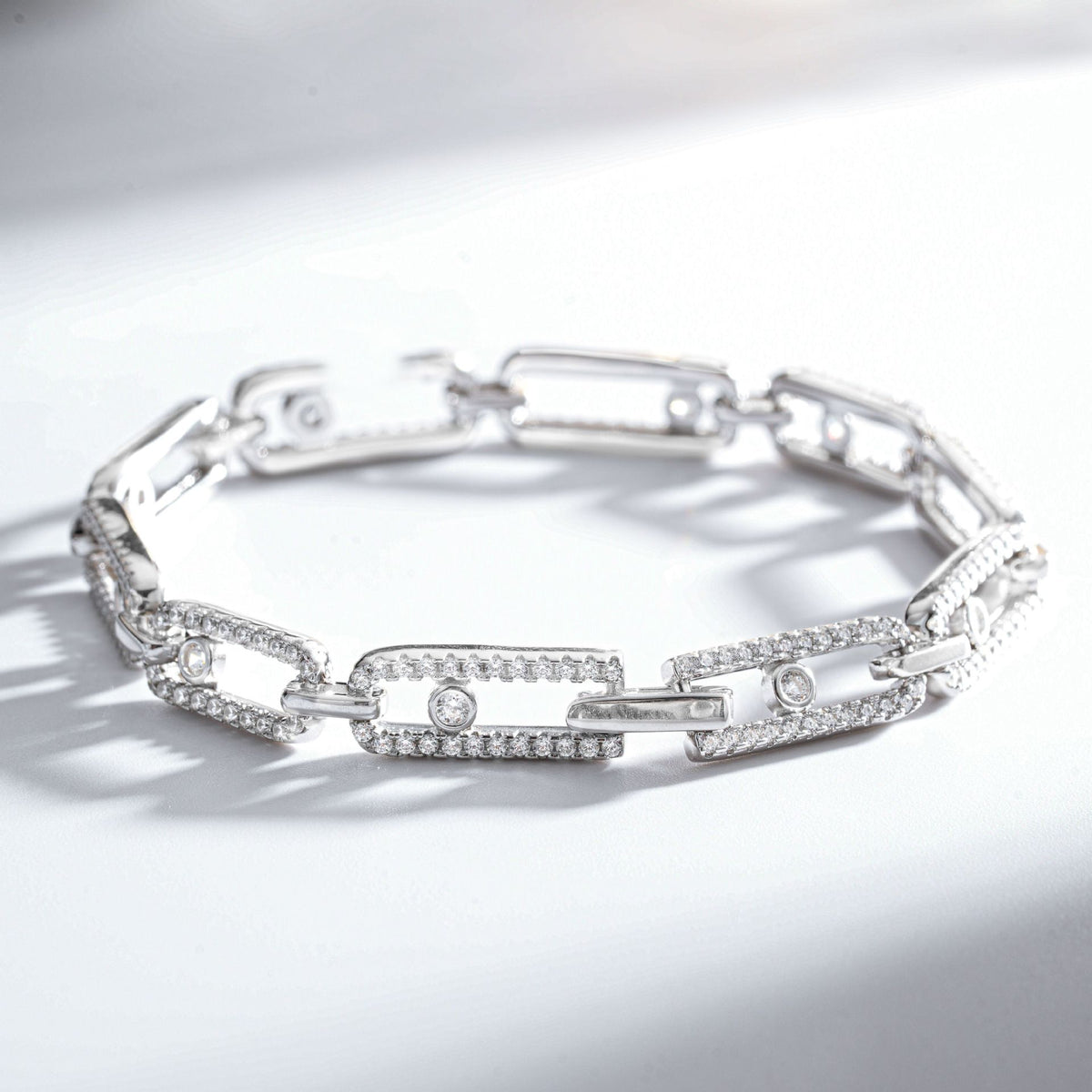 Armband aus 925er Silber mit Blasen-Design – Bild 3 | LuxeStyle