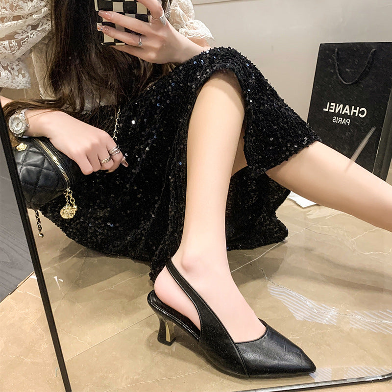 Stiletto-Sandalen mit spitzer Zehenpartie – Bild 4 | LuxeStyle