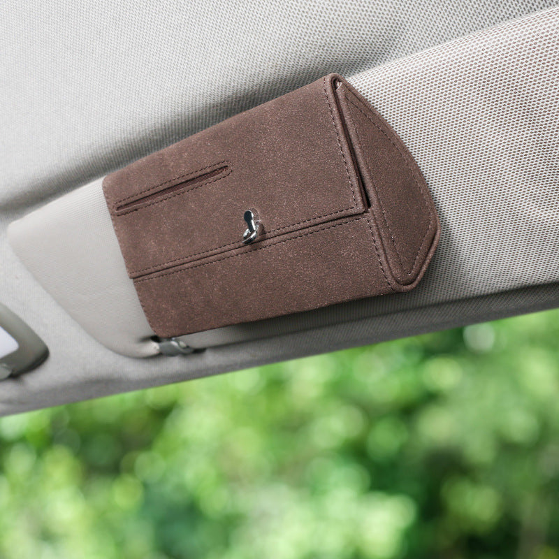 Auto-Aufbewahrungsbox aus Wildleder