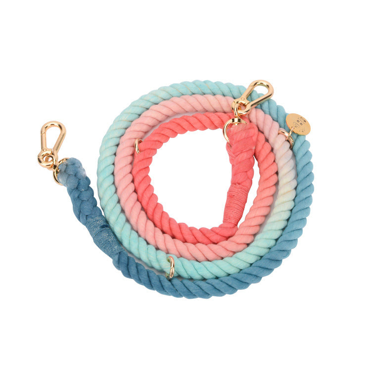Handgewobenes Halsband mit Farbverlauf – Bild 10 | LuxeStyle