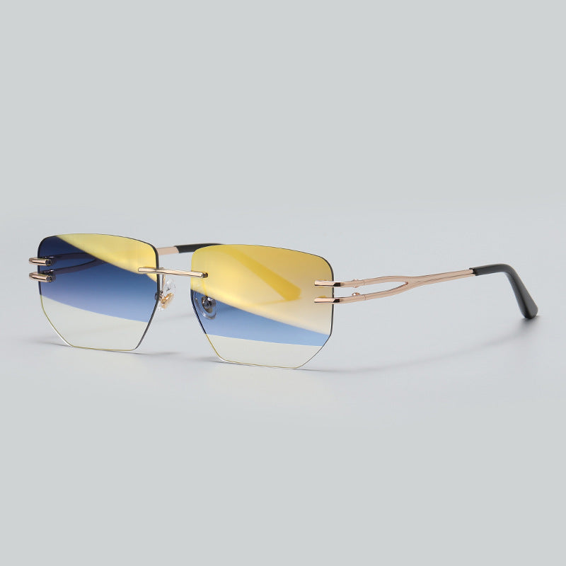 YSM8004 Randlose Sonnenbrille Unisex
