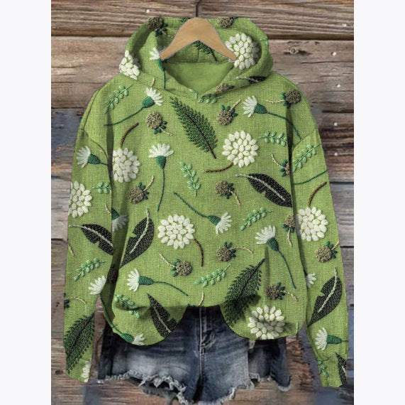 Regenbogen 3D-Hoodie für Damen