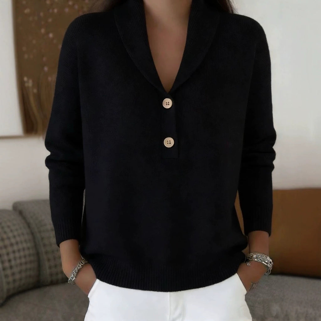Polo-Rollkragenpullover für Damen
