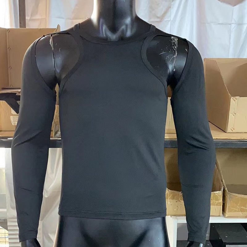 Herren Stretch Slim Fit Strickweste