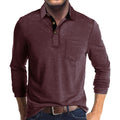 Langarm-Shirt mit Revers für Herren – Bild 9 | LuxeStyle