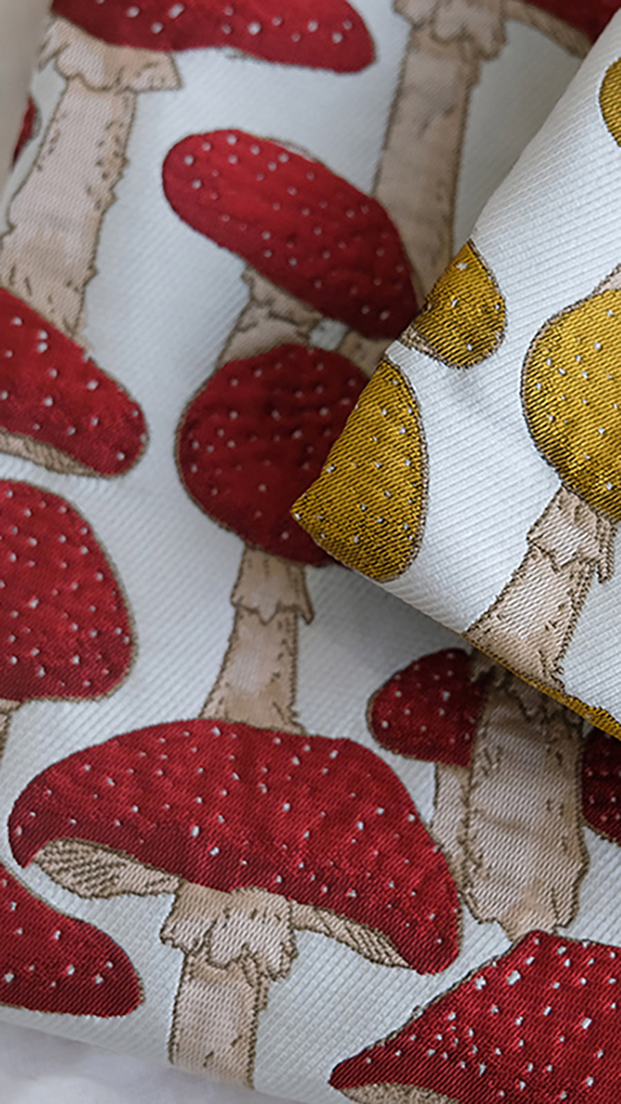 Pilz Jacquard Stoff für DIY Projekte – Bild 2 | LuxeStyle