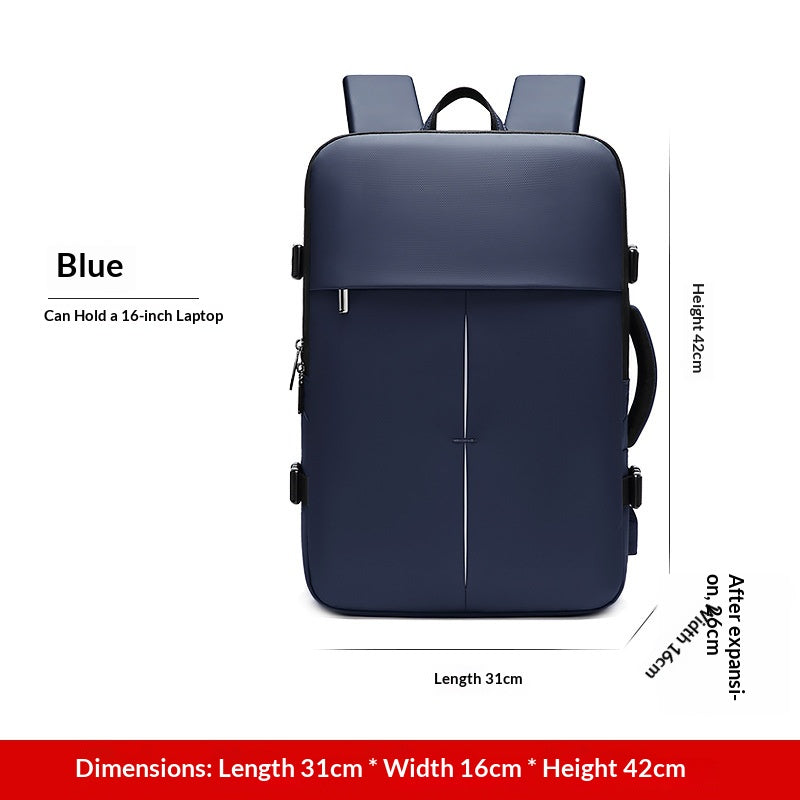 Grosser verstellbarer Laptop-Rucksack mit Reisetasche