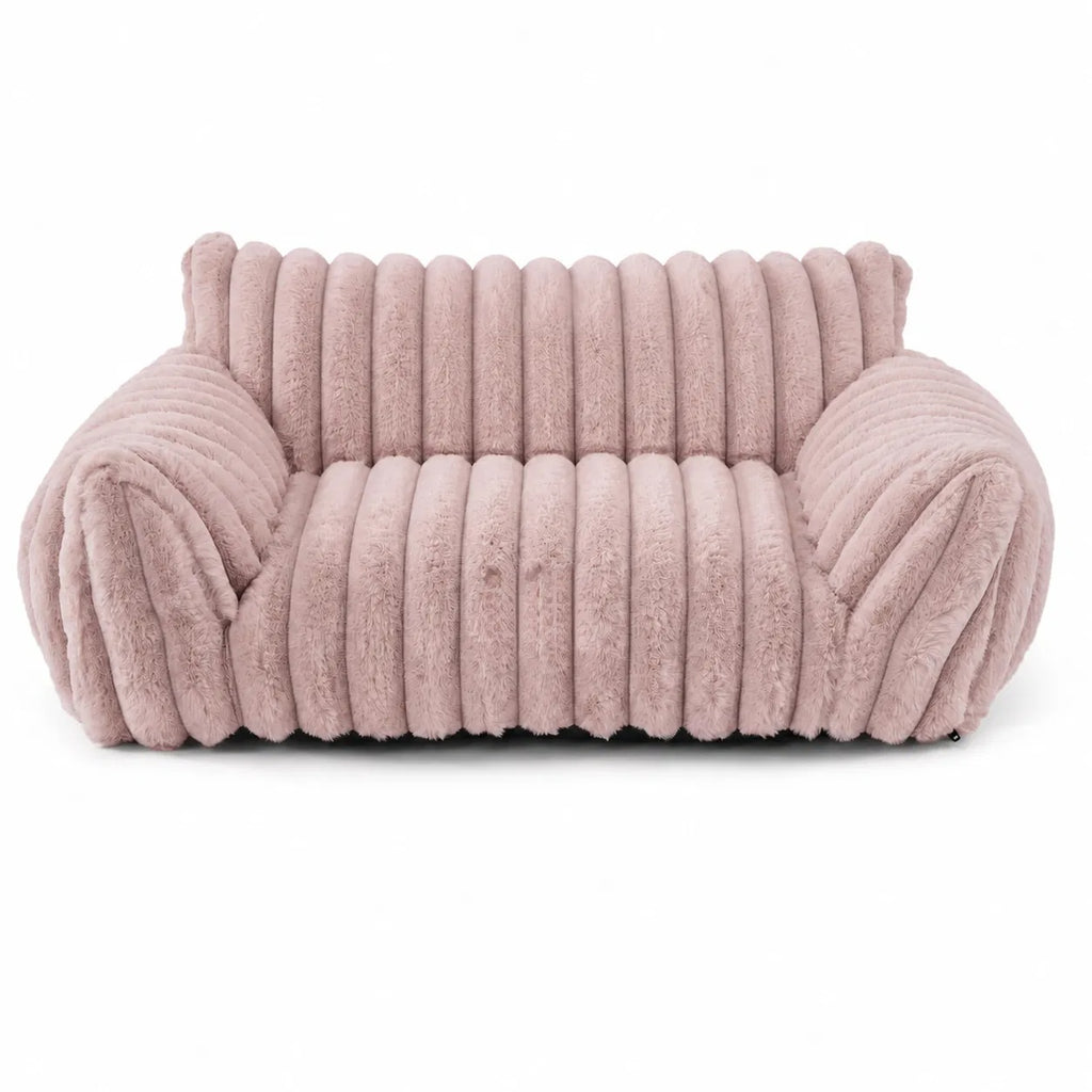 Kuscheliges Katzensofa mit Cord-Fleece