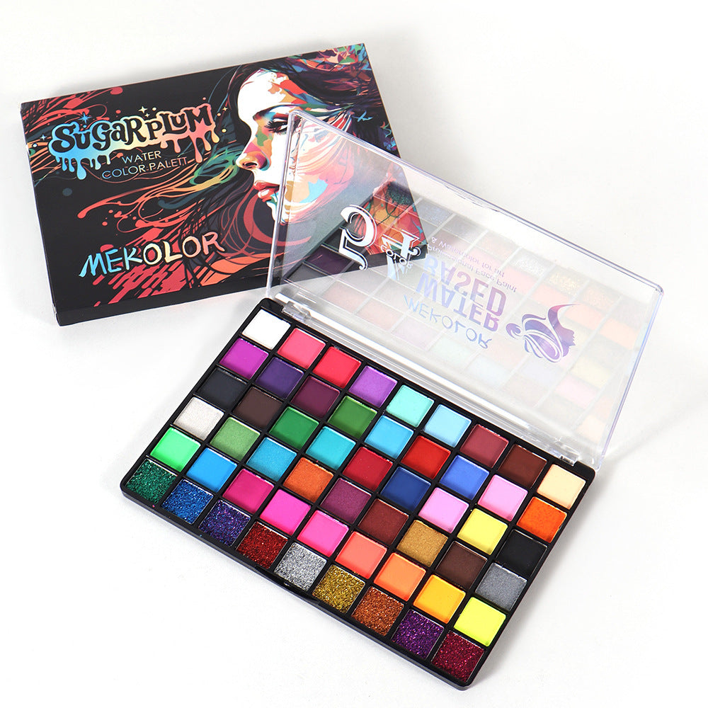 54er Aquarell-Set für kreatives Make-up – Ansicht 5