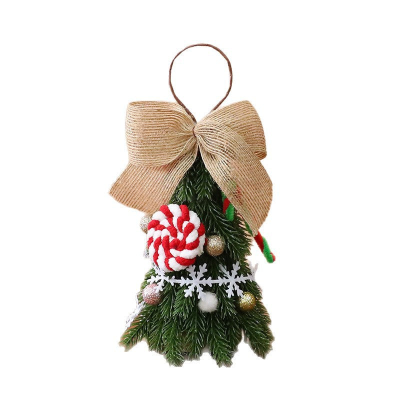 Mini Weihnachtsbaumornamente in Rot & Weiss 21 cm – Bild 2 | LuxeStyle
