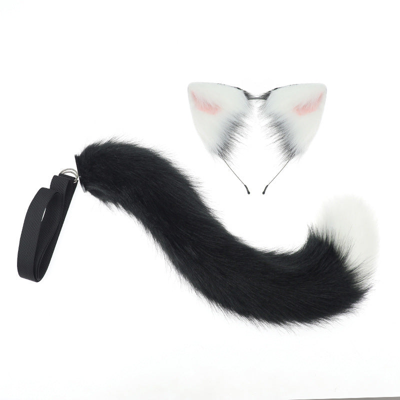 DIY Katzenohren-Haarreif und Katzenschwanz-Set
