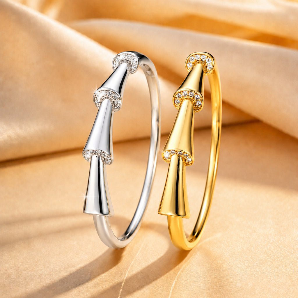 Minimalistisches Armreif mit Tapered-Design