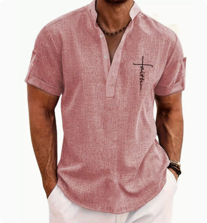Freizeitanzug mit 3D-Print Polo-Shirt – Bild 12 | LuxeStyle