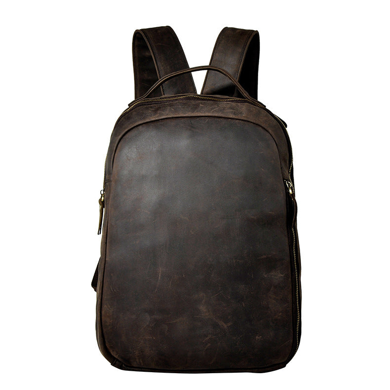 Leder-Computerrucksack mit Schloss – Bild 7 | LuxeStyle