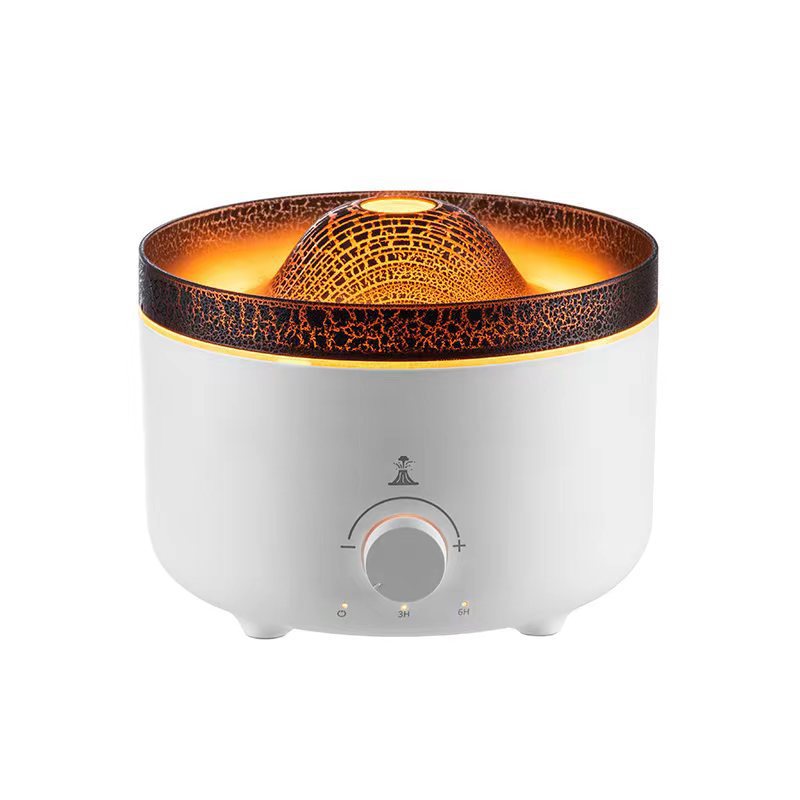 Flammen-Vulkan-Luftbefeuchter mit Aroma-Diffusor