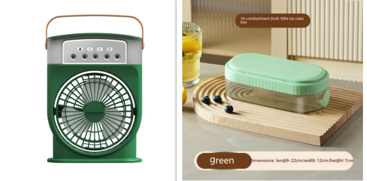 USB Klimaanlagen-Ventilator mit Sprühnebel & LED